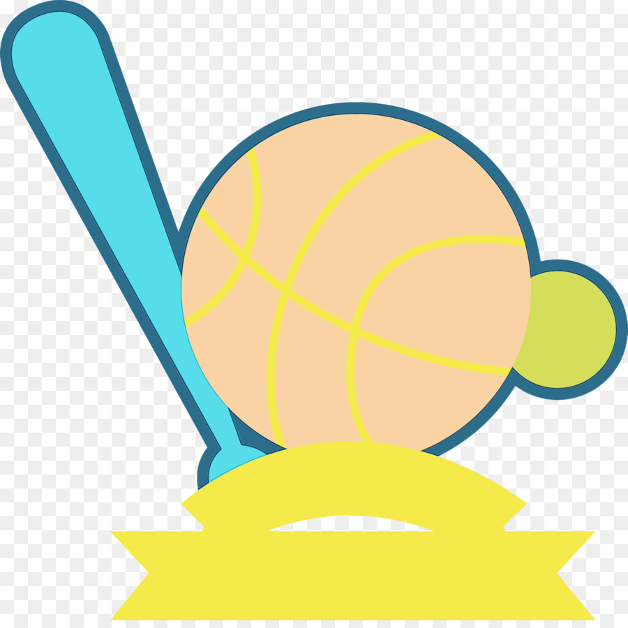 Pelota De Tenis，Amarillo PNG