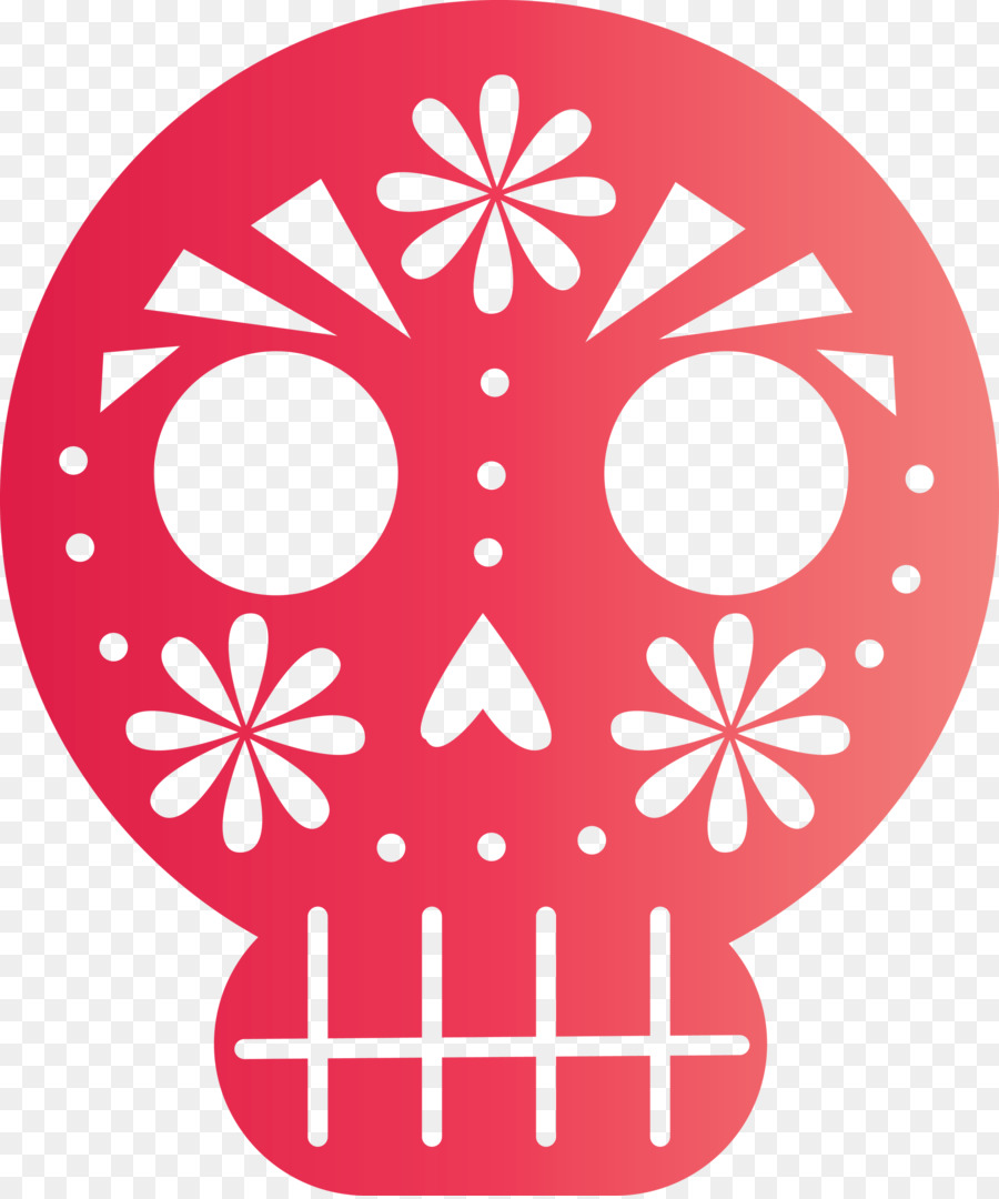 Calavera Decorativa，Arte PNG