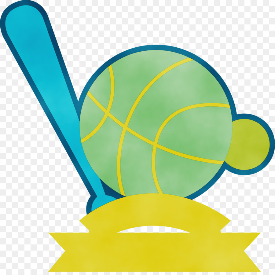 Pelota De Tenis，Amarillo PNG