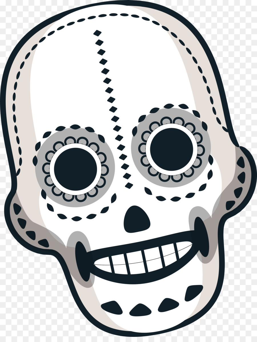 Dibujo De Calavera，Hueso PNG