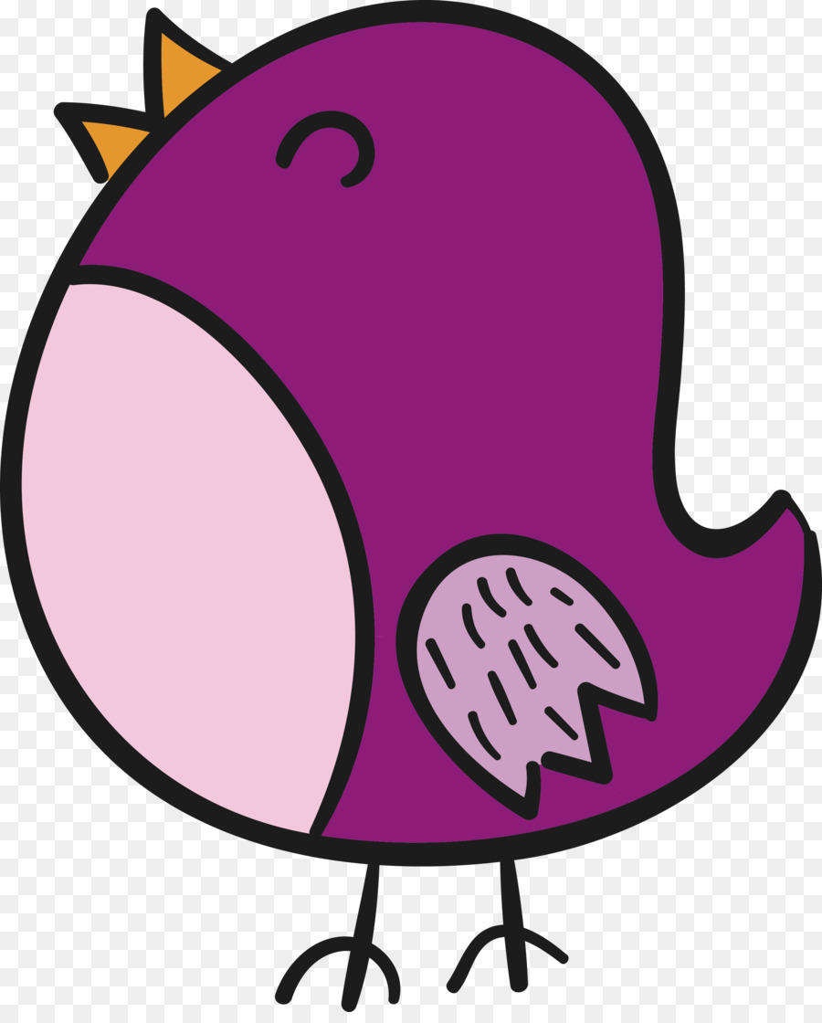 Pájaro Rosa，Dibujos Animados PNG