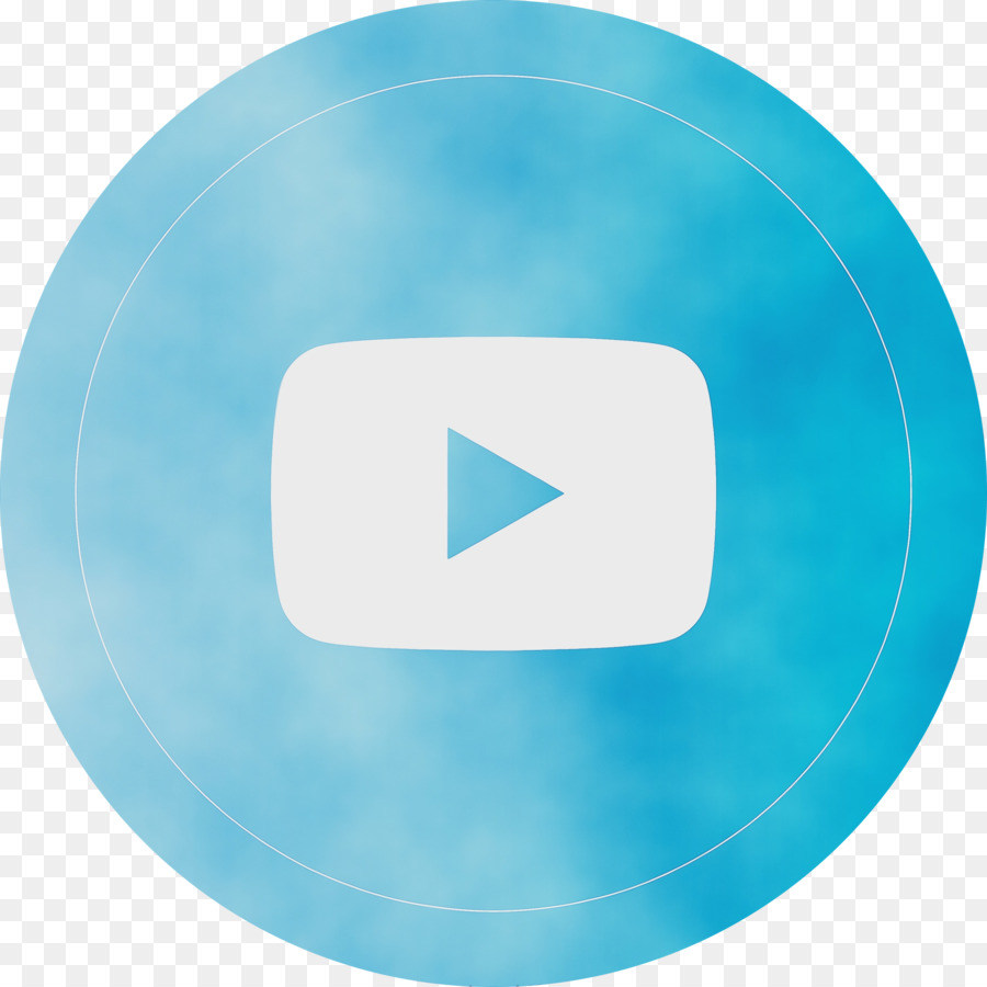 Ícono Del Logo De Youtube，Acuarela PNG