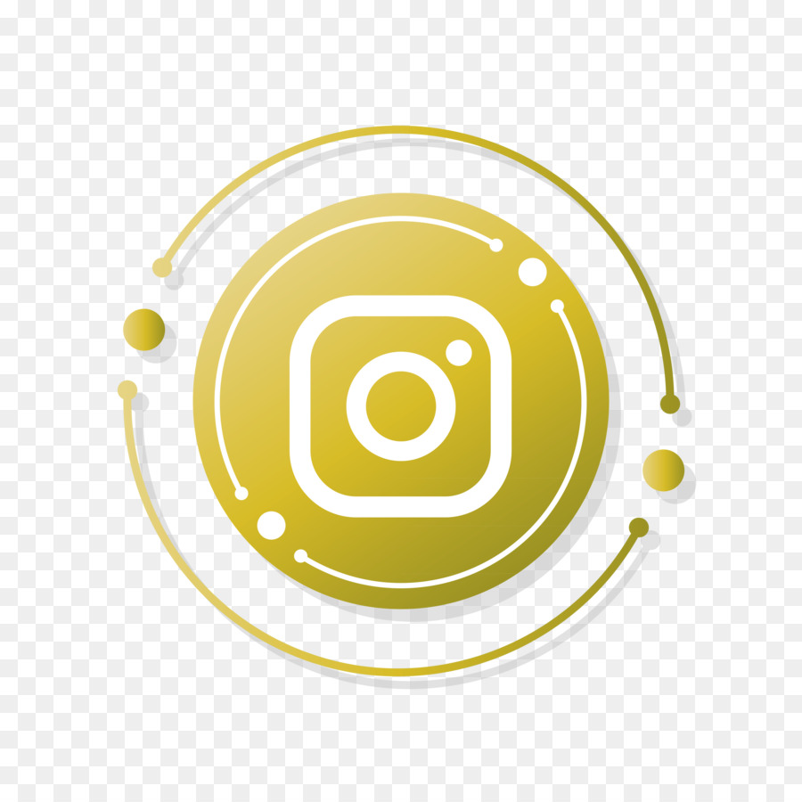 Icono De Instagram，Amarillo PNG