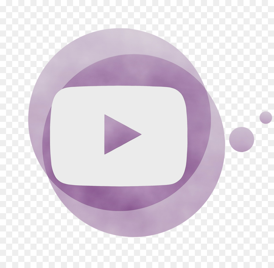 Ícono Del Logo De Youtube，Acuarela PNG