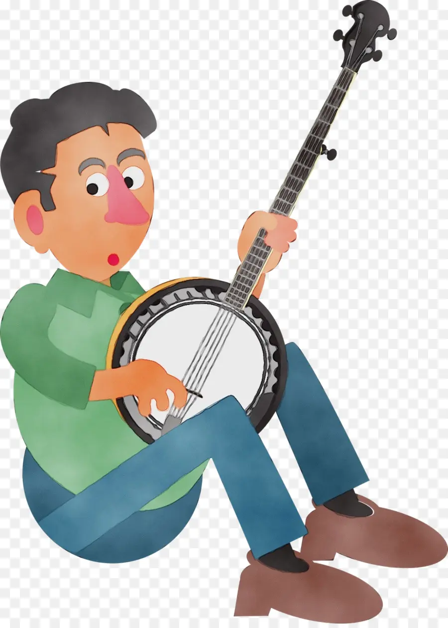 Jugador De Banjo，Instrumento PNG