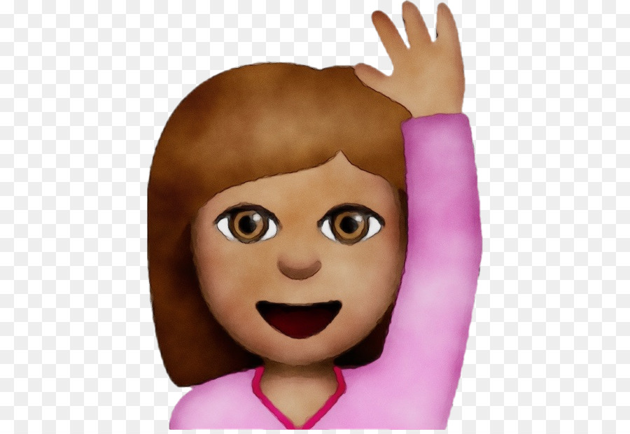 Emoji De Mujer Feliz，Alegría PNG