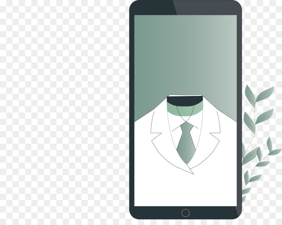 Smartphone Con Ilustración De Médico，Teléfono Inteligente PNG