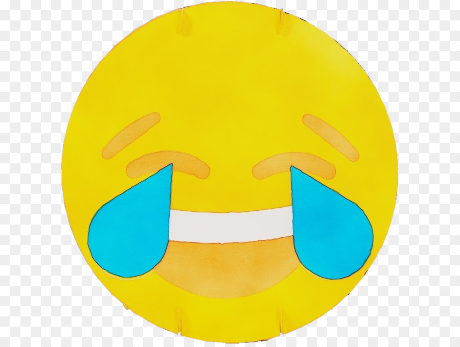 Sonriente，Cara Con Lágrimas De Alegría Emoji PNG