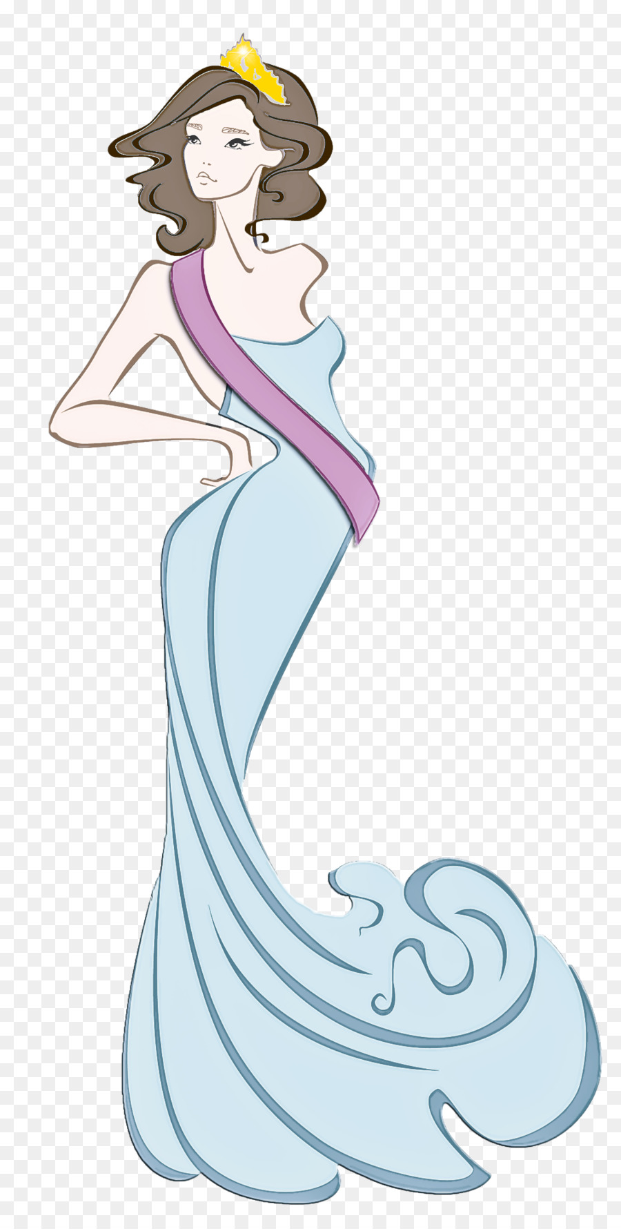 Sirena，Vestido PNG