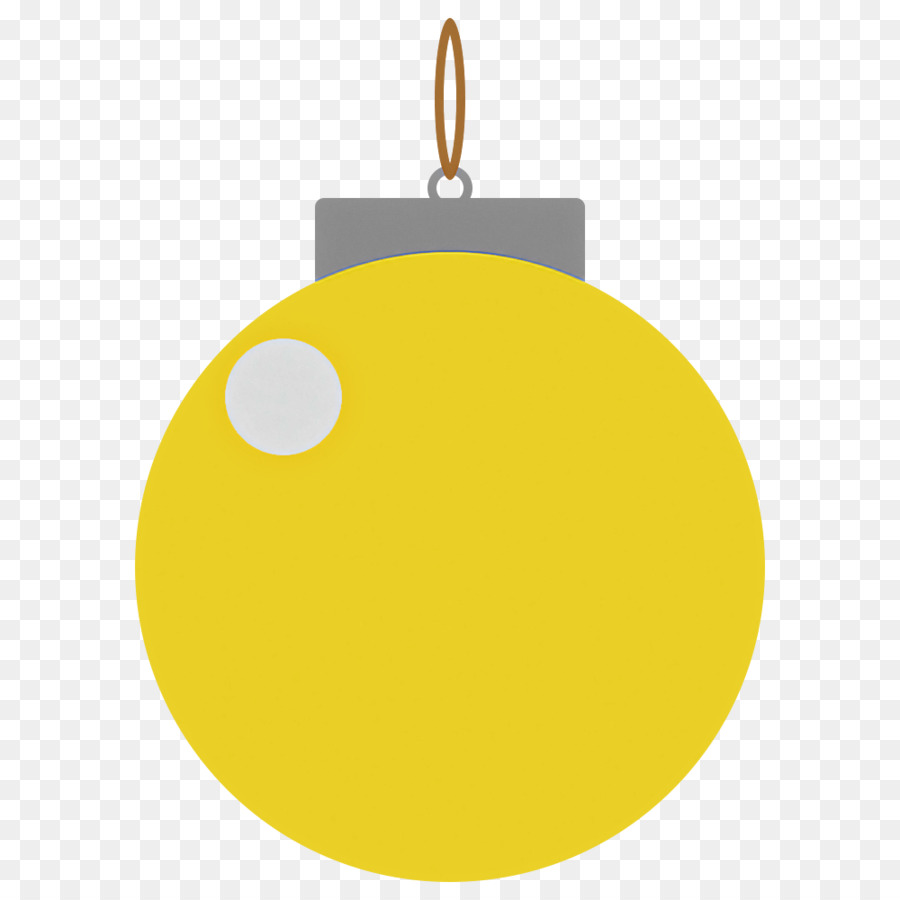 Adorno De Navidad，Amarillo PNG