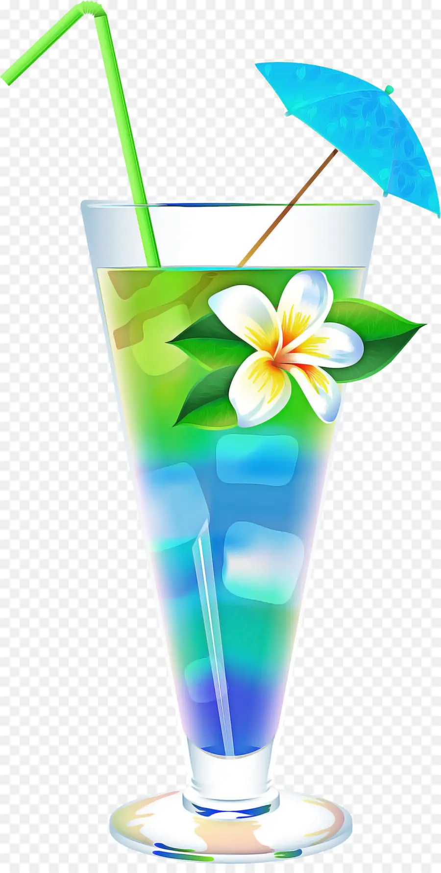 Blue Hawaii，Cóctel De Guarnición PNG