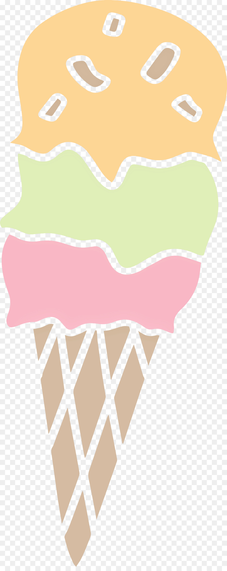 Cono De Helado，Helado PNG