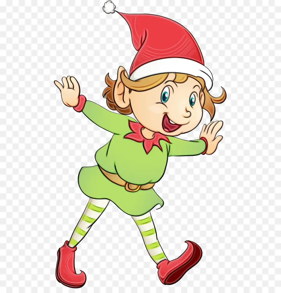 La Navidad Elf，La Historieta PNG