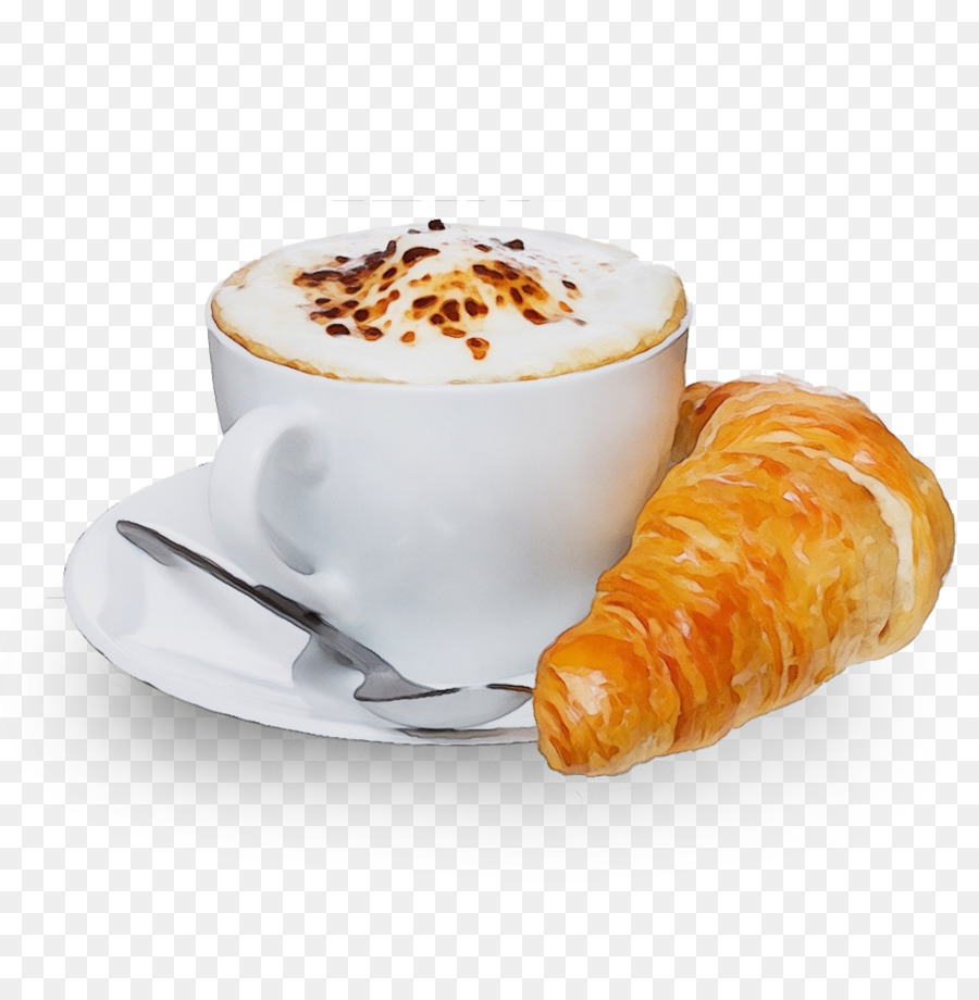 Café Y Croissant，Desayuno PNG