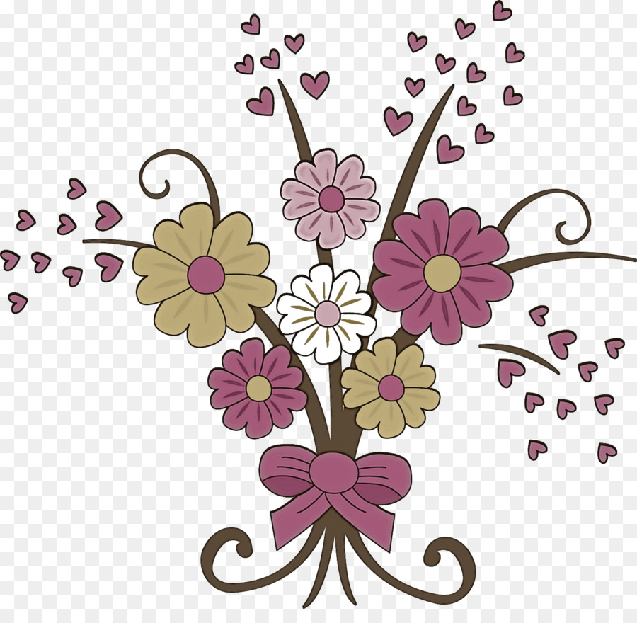 Diseño Floral，Flor PNG