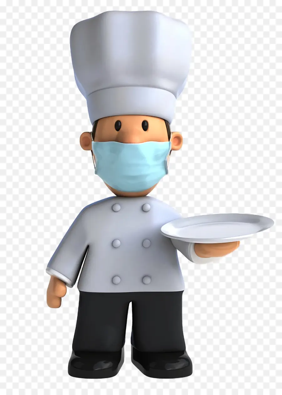 Chef Con Máscara，Cocinero PNG