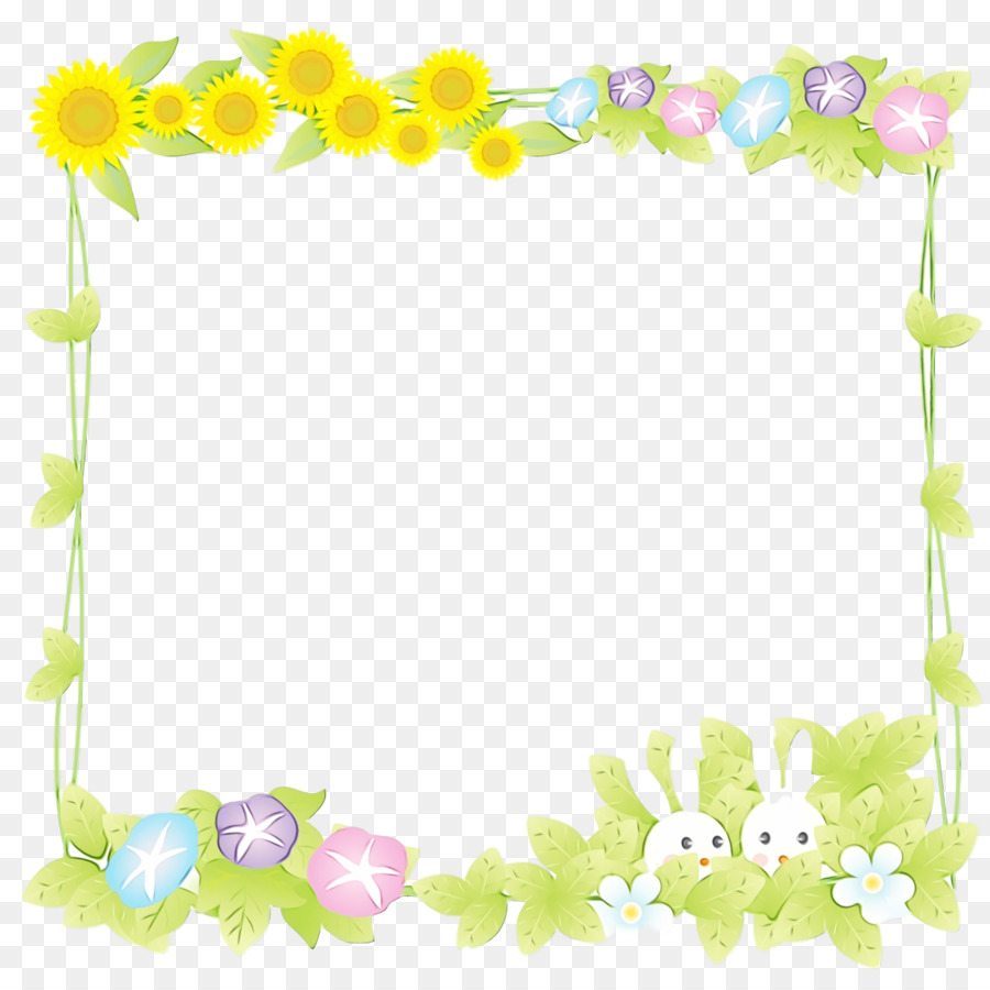 Diseño Floral，Marco De Imagen PNG