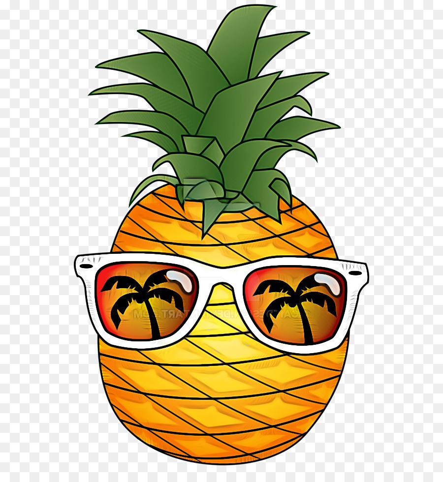 Piña Con Gafas De Sol，Verano PNG