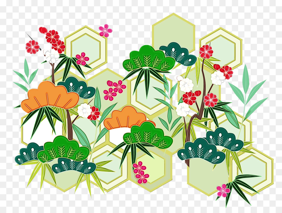 Diseño Floral，Tallo De La Planta PNG