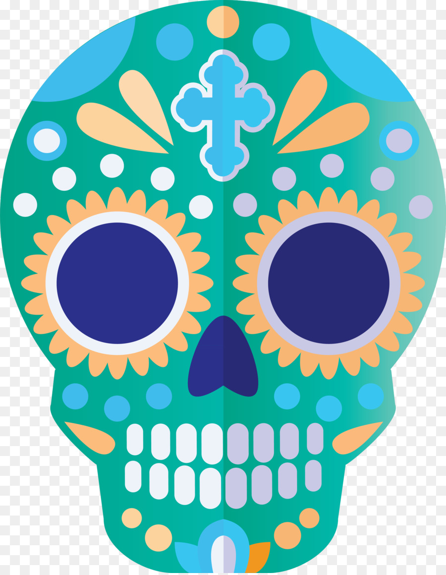 Maquillaje Mexicano Del Cráneo，Calavera PNG