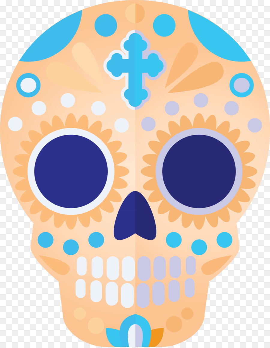 Calavera De Azúcar，Decoración PNG