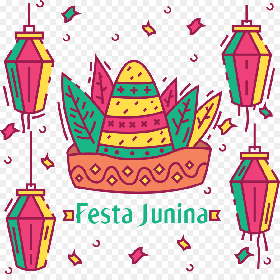 Festa Junina，Arte De Línea PNG