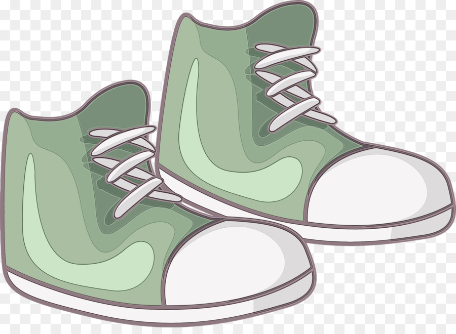 Zapatillas Verdes，Zapatos PNG