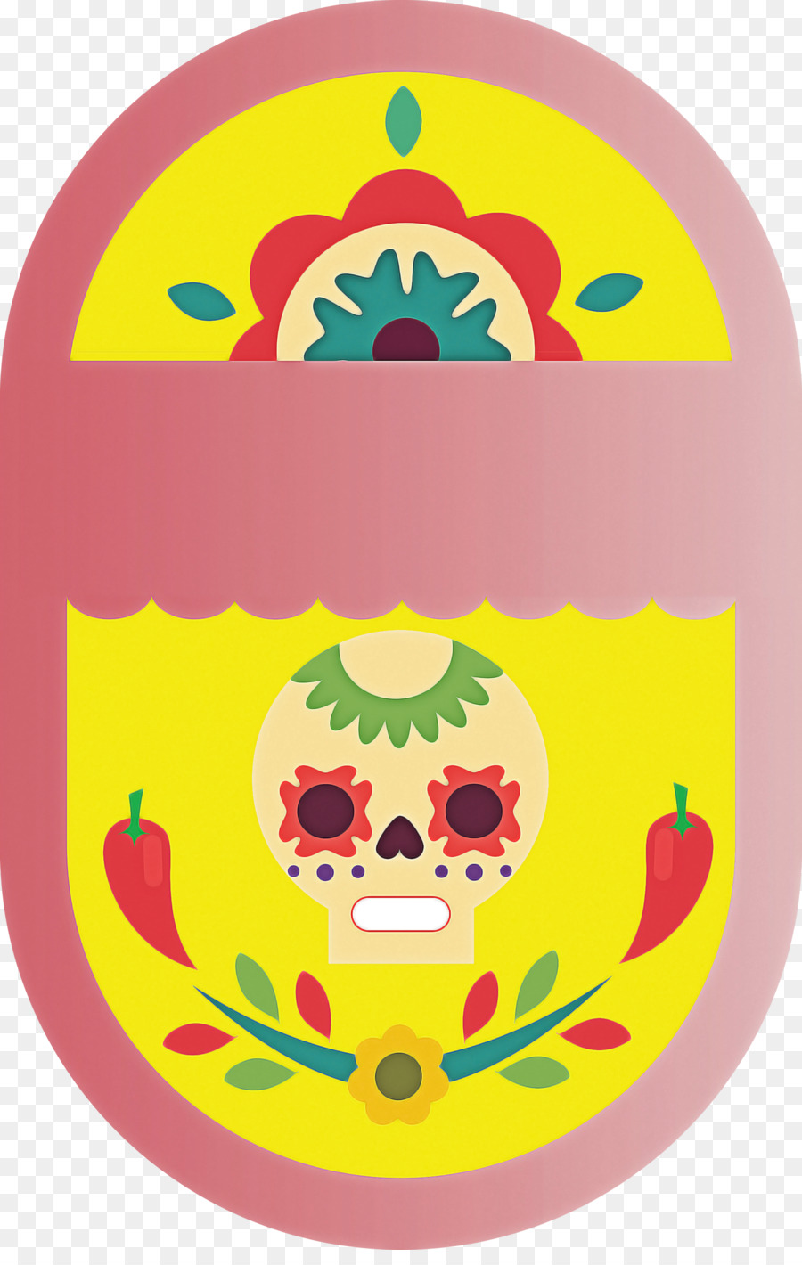 Calavera De Azúcar，Vistoso PNG