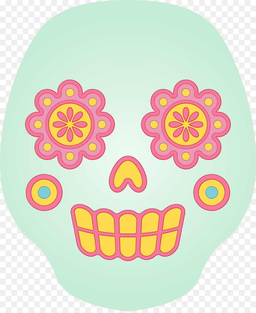 Calavera De Azúcar Azul，Calavera De Azúcar PNG