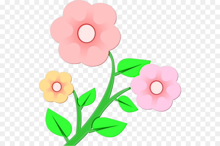 Flores Coloridas，Rosa PNG