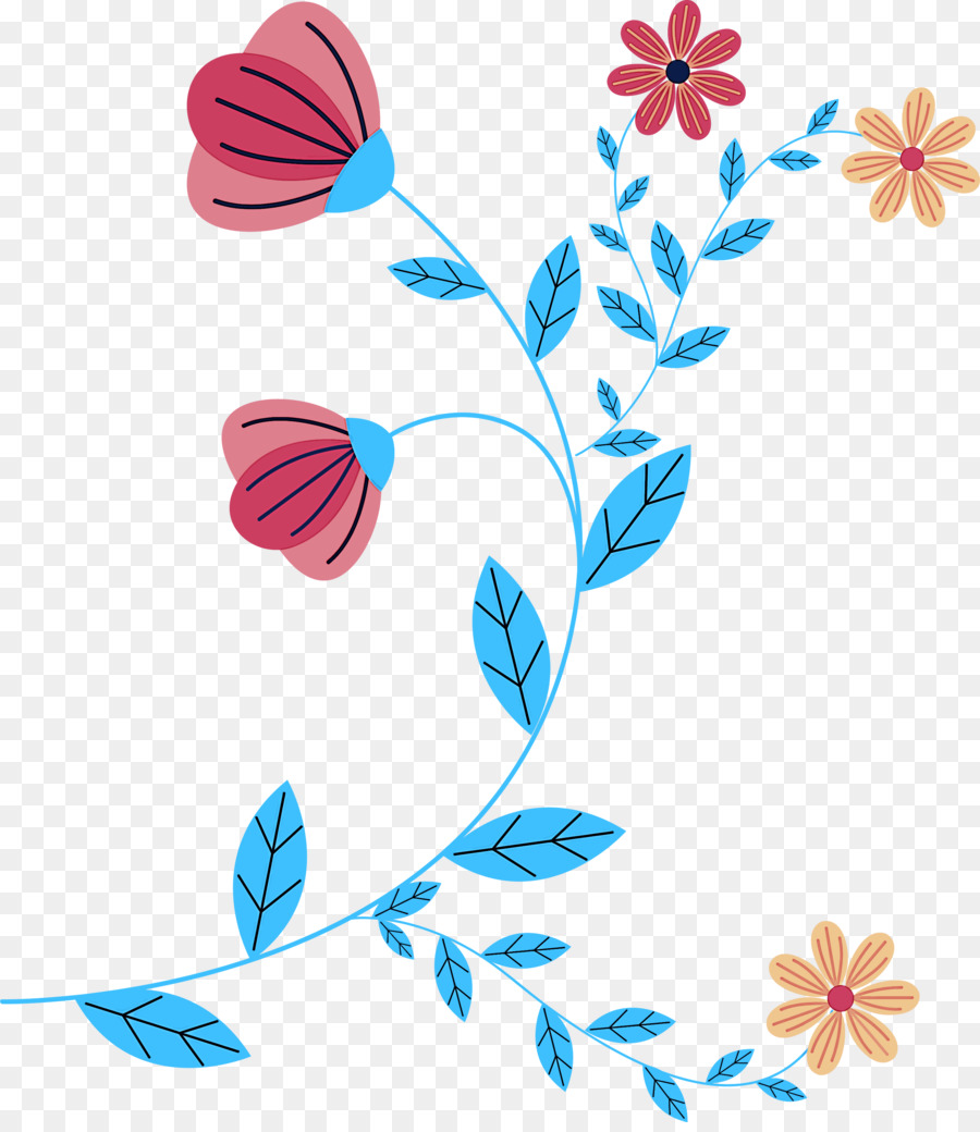 Diseño Floral，Pétalo PNG