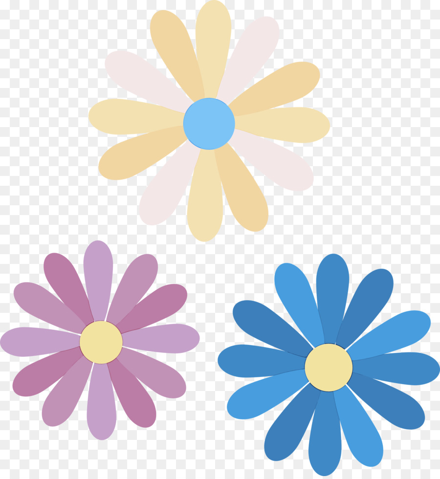 Flores Coloridas，Verde PNG