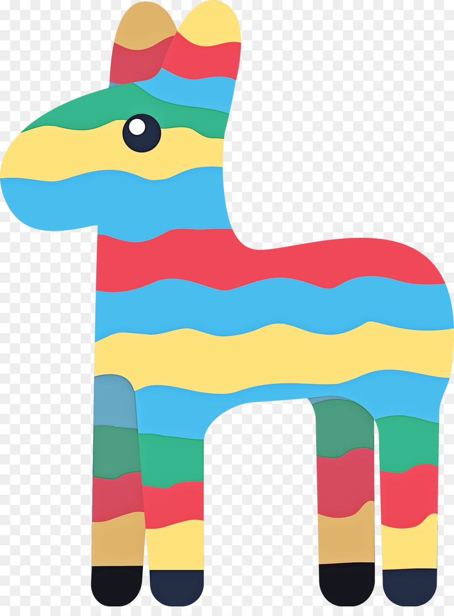 Burro Colorido，Animal PNG