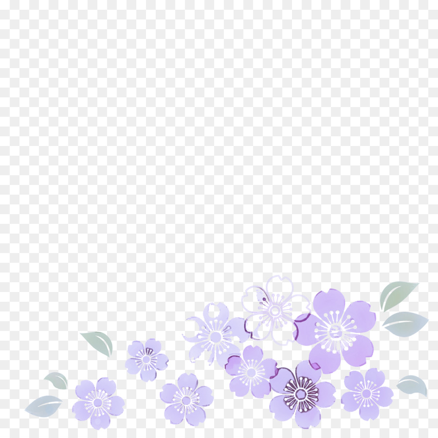 Diseño Floral，Año Nuevo PNG