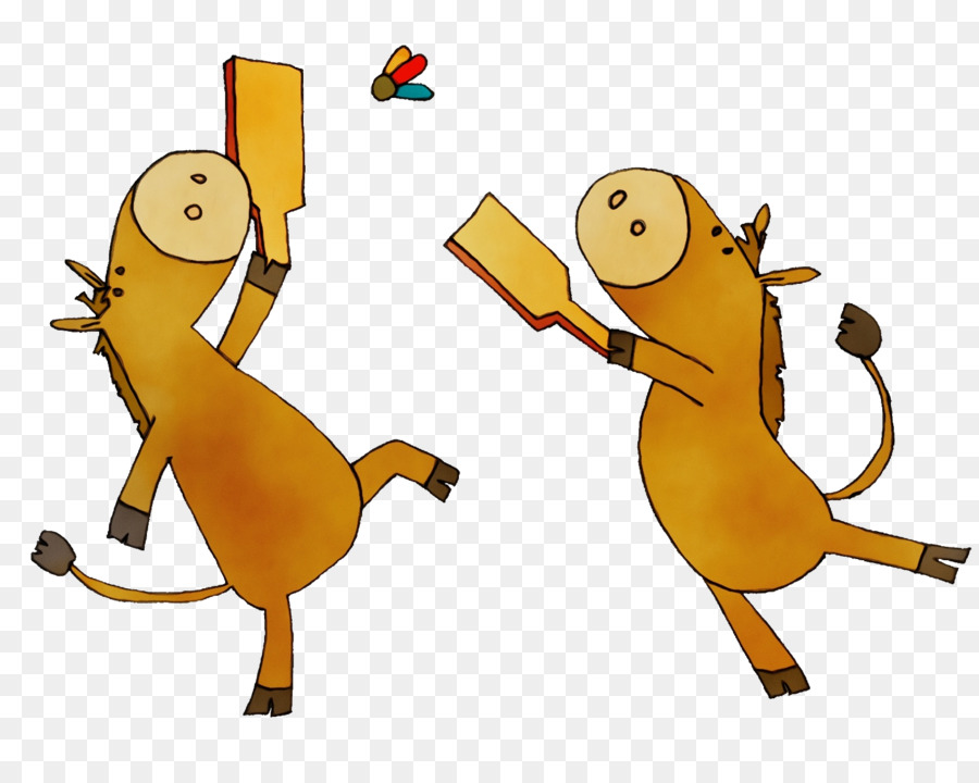 Caballos Jugando，Dibujos Animados PNG