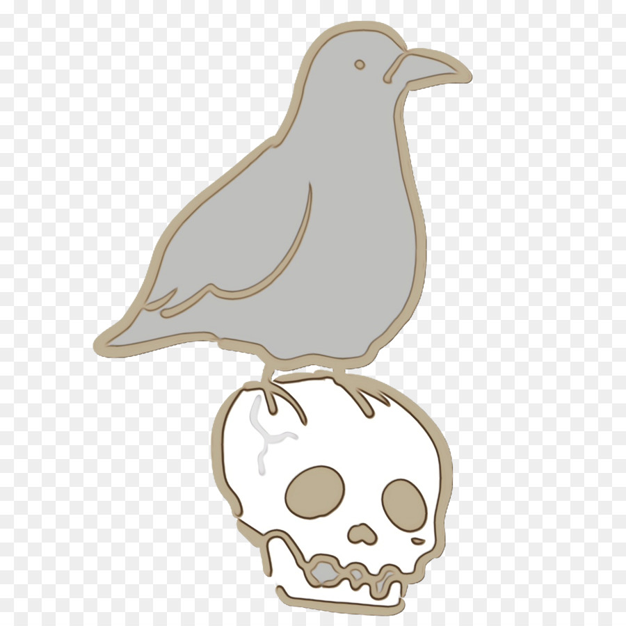 Pájaro En Calavera，Cuervo PNG