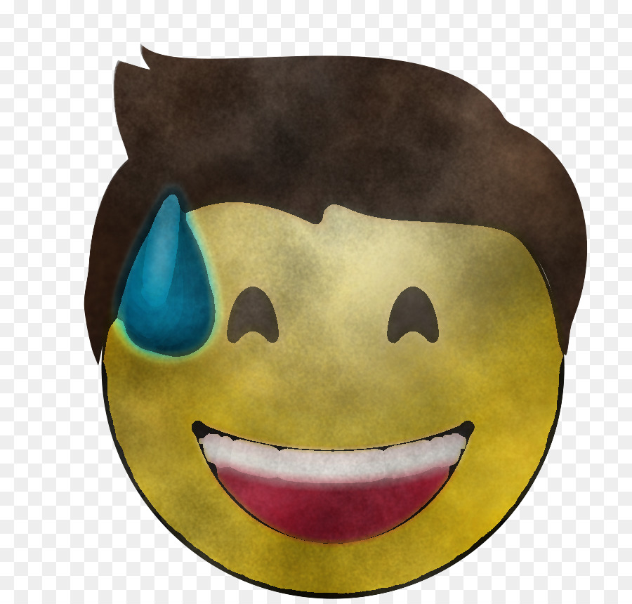 Emoji Sudando，Rostro PNG