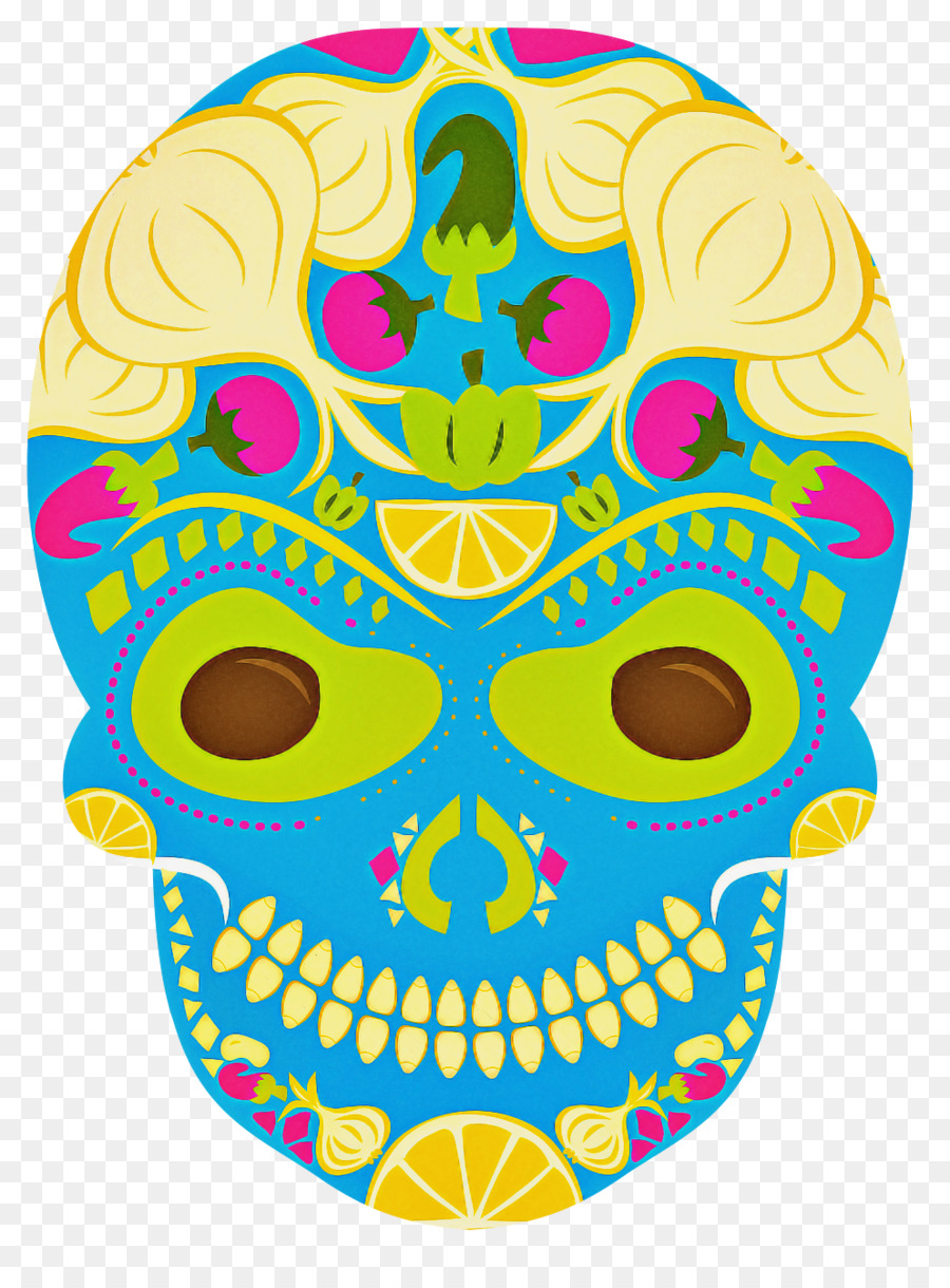 Calavera De Azúcar，Decoración PNG