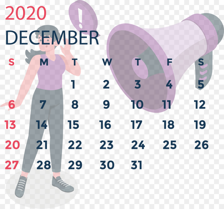 Calendario，Diciembre PNG