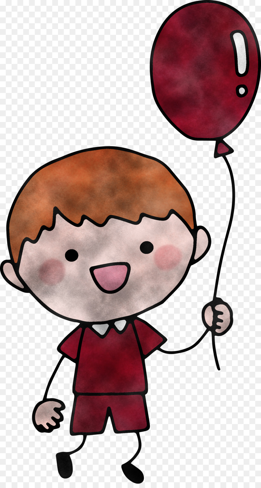 Niño Con Globo，Niño PNG