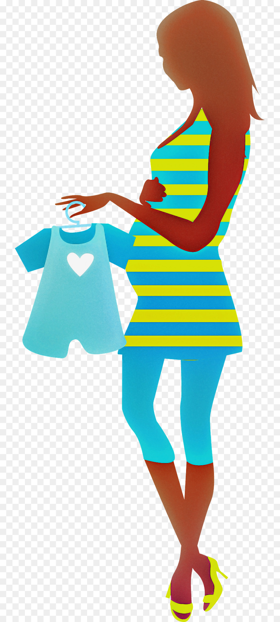 Mujer Embarazada，Ropa De Bebe PNG