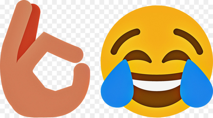 Cara Con Lágrimas De Alegría Emoji，Emoji PNG