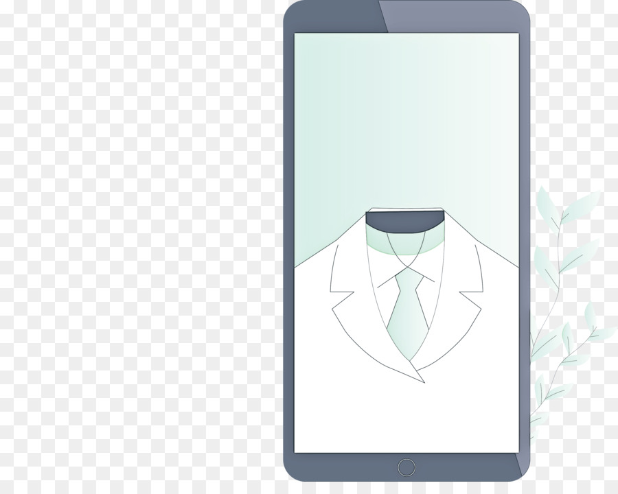 Smartphone Con Ilustración De Médico，Teléfono Inteligente PNG