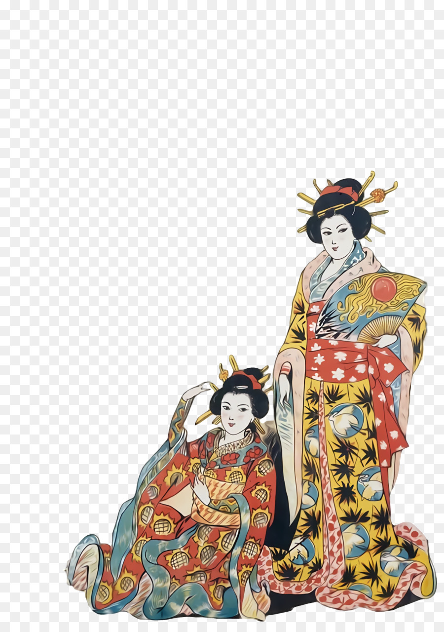 Kimono，Kimonos De La Geisha M PNG