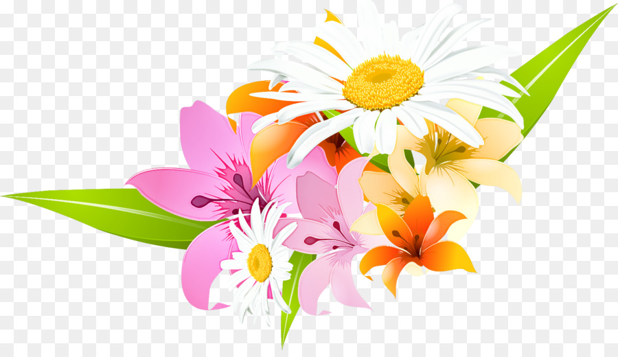 Diseño Floral，La Historieta PNG