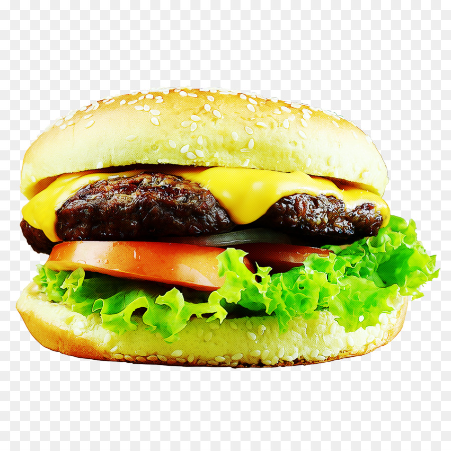 Hamburguesa Con Queso，Lechuga PNG