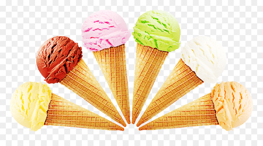 Conos De Helado，Postre PNG