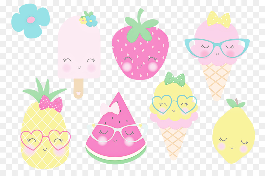 Fruta，Cucurucho De Helado PNG