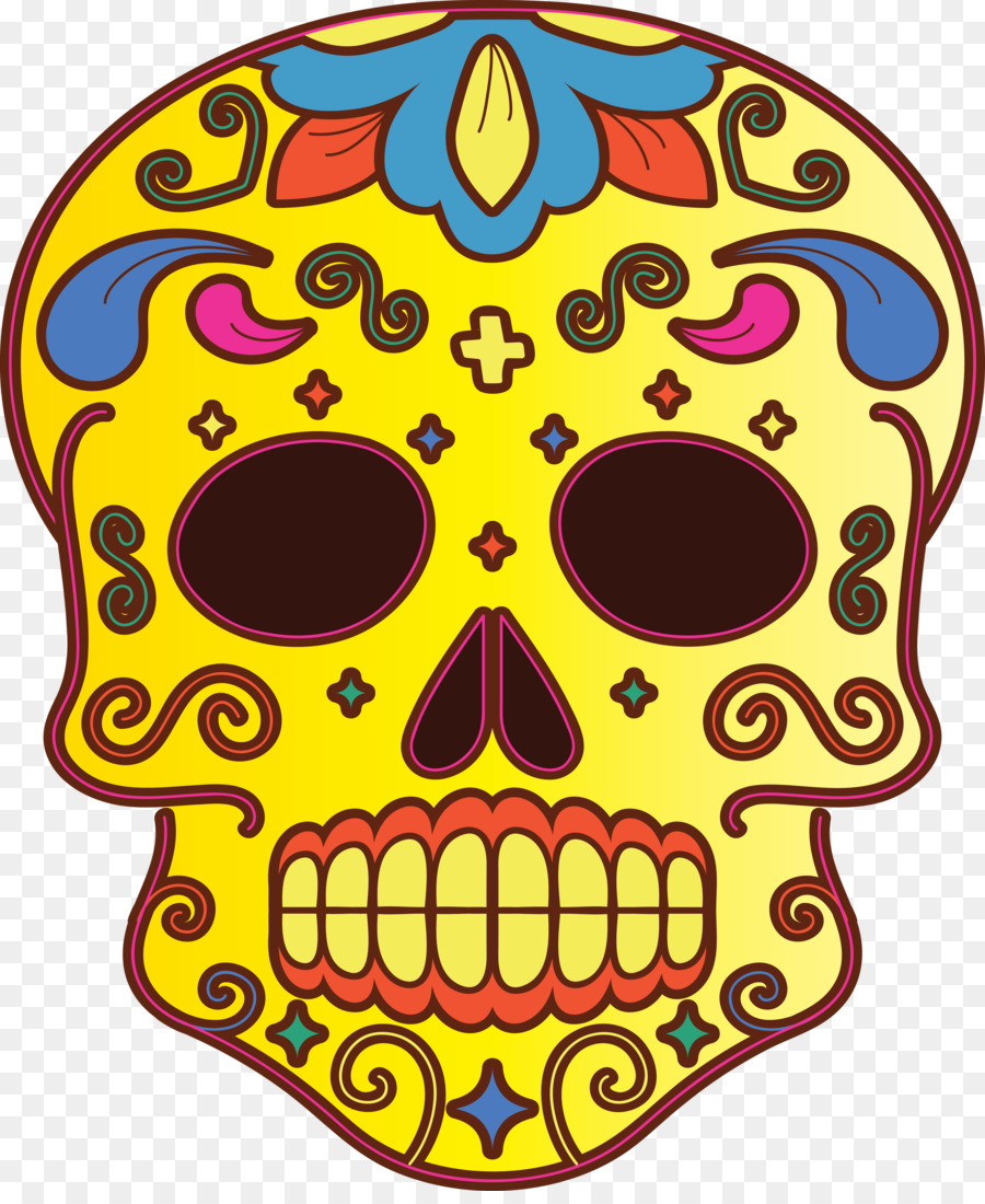 Calavera De Azúcar，Vistoso PNG