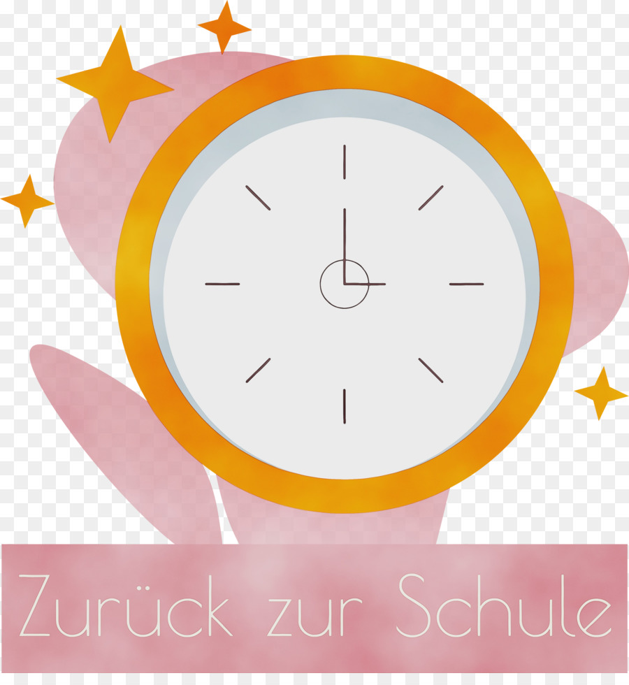 Reloj Despertador，Amarillo PNG